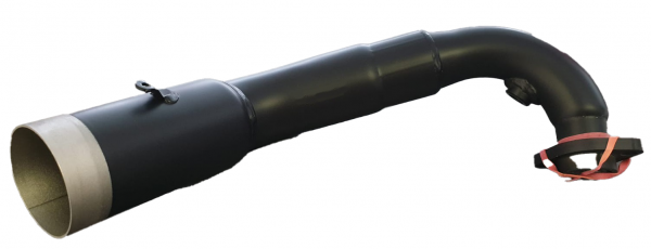 [RE0101751620] ﻿Vespa 300 Krümmer Mittelrohr schwarz REMUS RS Race (ohne Kat) (ACHTUNG: Das ist Nur der Krümmer für Vespa GTS 300 HPE Euro5!!!)  E5﻿