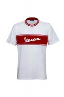 T-Shirt Vespa Racing Sixties weiß/rot