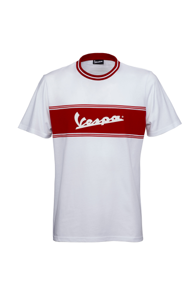 T-Shirt Vespa Racing Sixties weiß/rot XL