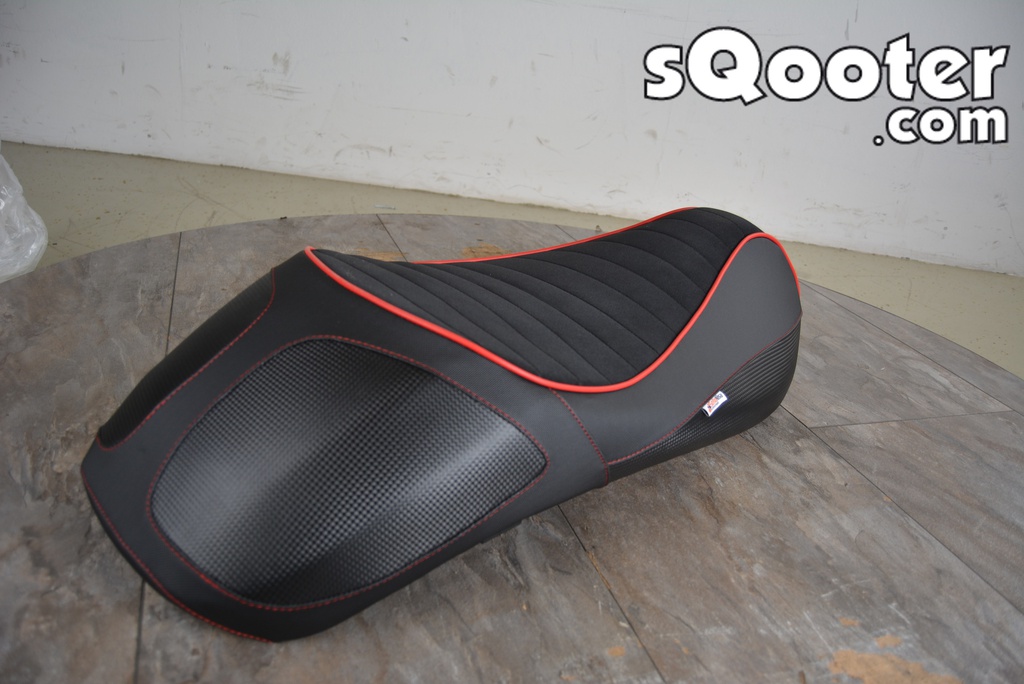 Sportsitzbank MonoEvo Carbon rot f. Vespa GTS 125/250/300