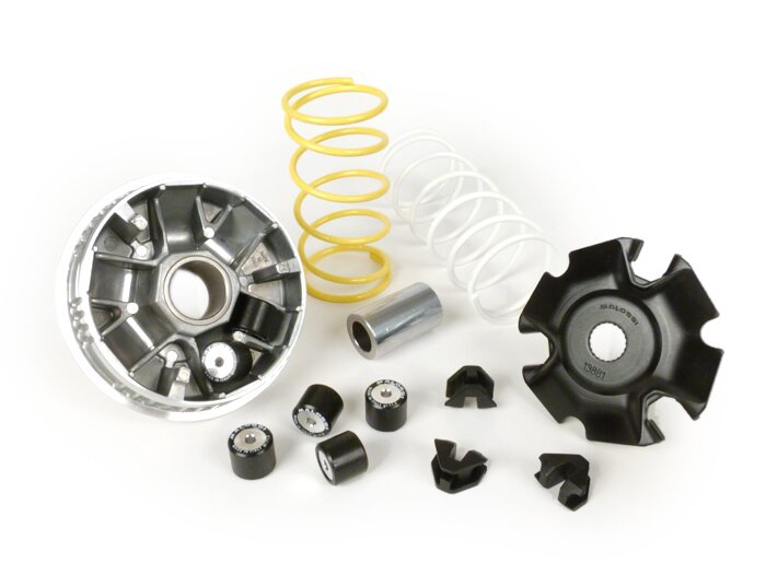 Variator MALOSSI Multivar 2000,  für Vespa Primavera/Sprint/LX (Vietnam)/S (Vietnam) 3V i.e. 125ccm,  für PIAGGIO LEM/iGet 3V i.e. 125ccm 4T AC  20x17 mm, 6 Rollen, 11,5g