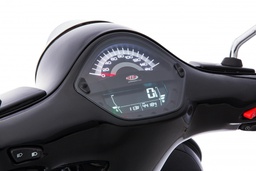 [MV914006B] Drehzahlmesser/Tacho SIP für  Vespa GTS/GTS Super 125-300ccm FL (`14-)  - 160 (km/h/mph) / 16.000 (Umin/rpm),  Ziffernblatt: schwarz, Ziffe.. ..rn: weiß,  Tachoblende: schwarz