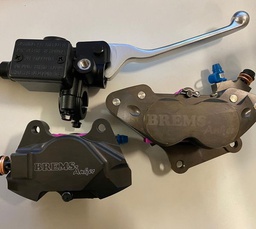 [Bremsanker_GTS_SET] ﻿Quellagio Bremsanker SET 4 Kolben vorne & 2 Kolben hinten für Vespa GTS 125/300cc﻿