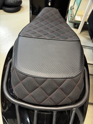 [Sitzbank Elegante Rote Nähte] Sitzbank Elegante Evo Duo 2.0 Rote Nähte Nisa